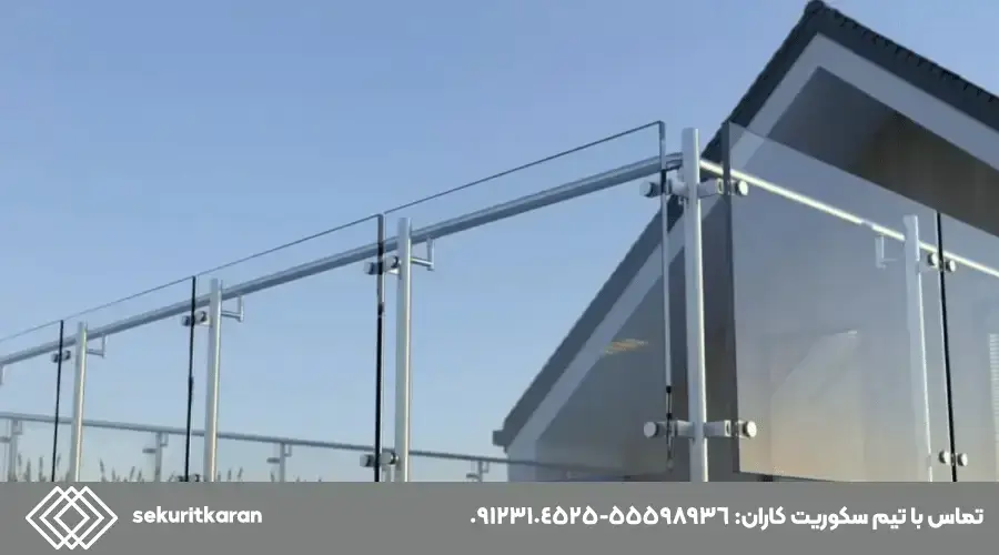 اجرای -بالکن شیشه ثابت