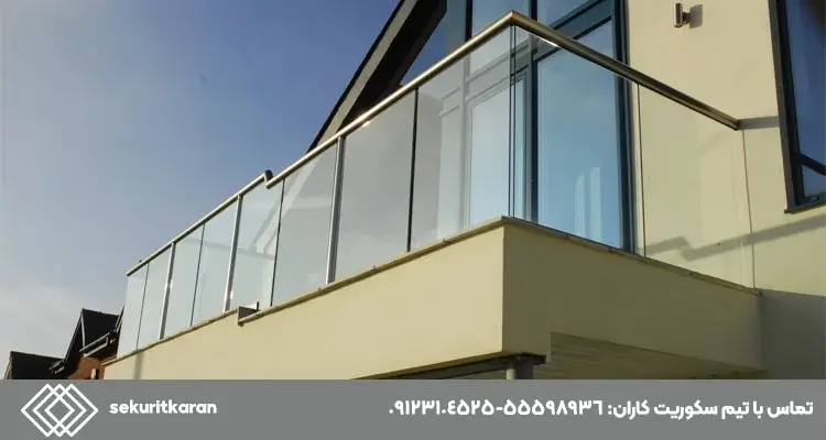 خرید نرده شیشه ای برای بالکن